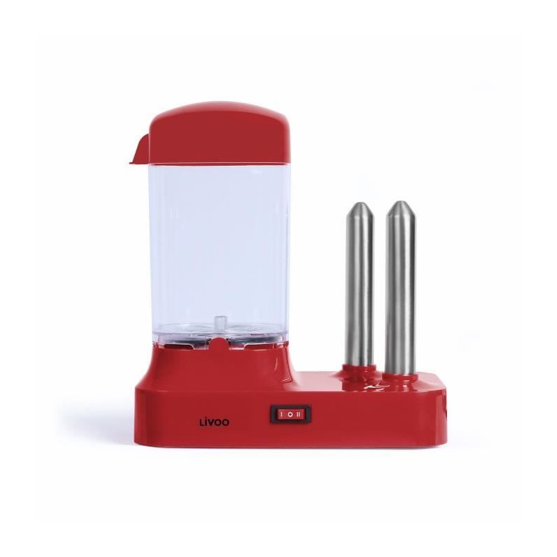 Machine a hot-dog - LIVOO - DOC238RC - 340W - Jusqu'a 6 saucisses - Cu