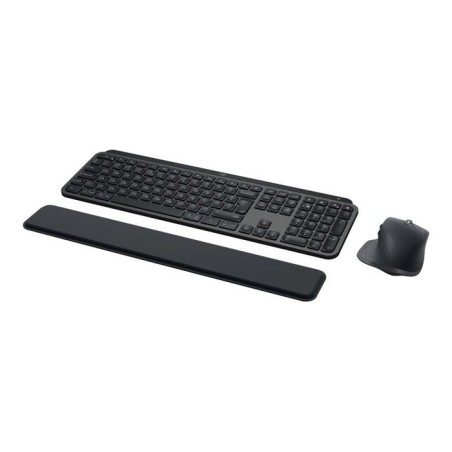 Ensemble Clavier Souris - Sans fil - Logitech - MX Keys S - AZERTY - Rétroéclairé - Graphite