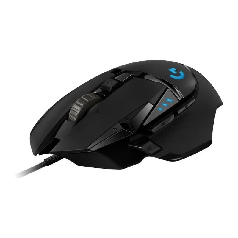 Souris gamer - Filaire - Logitech G - G502 Hero - Noir Souris gamer - Filaire - Logitech G - G502 Hero - Noir