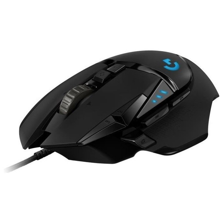 Souris gamer - Filaire - Logitech G - G502 Hero - Noir Souris gamer - Filaire - Logitech G - G502 Hero - Noir
