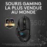 Souris gamer - Filaire - Logitech G - G502 Hero - Noir Souris gamer - Filaire - Logitech G - G502 Hero - Noir