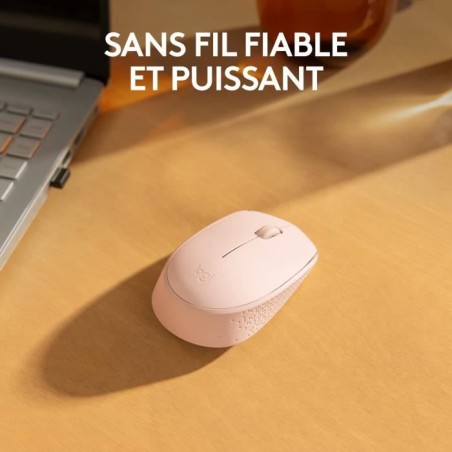 Souris - Sans Fil - Logitech - M171 - Rose - Ambidextre