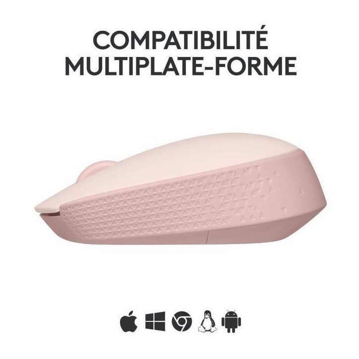 Souris - Sans Fil - Logitech - M171 - Rose - Ambidextre Souris - Sans Fil - Logitech - M171 - Rose - Ambidextre