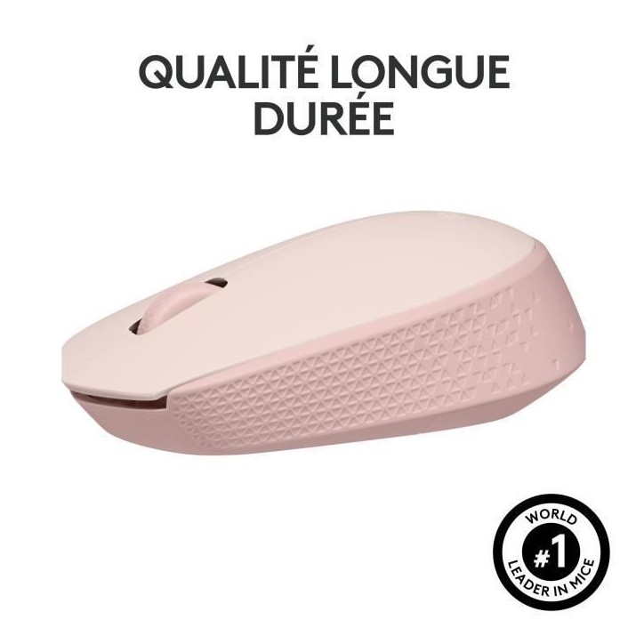 Souris - Sans Fil - Logitech - M171 - Rose - Ambidextre Souris - Sans Fil - Logitech - M171 - Rose - Ambidextre