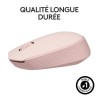 Souris - Sans Fil - Logitech - M171 - Rose - Ambidextre Souris - Sans Fil - Logitech - M171 - Rose - Ambidextre