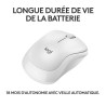 Souris - Sans fil - Logitech - M240 Silent - Blanc Souris - Sans fil - Logitech - M240 Silent - Blanc