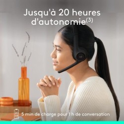 Casque - Sans fil - Logitech - Zone 300 - Bluetooth - Anti-parasite -