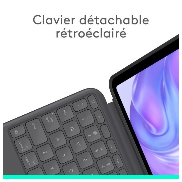 Accessoires Tablette Logitech Étui clavier Combo Touch pour iPad Pro 11 pouces (M4)(2024)