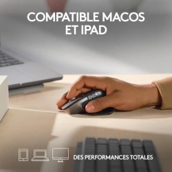 Souris - Sans fil - Logitech - MX Master 3S - Gris Sideral - Pour Mac