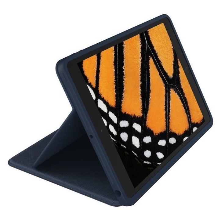 Etui clavier - Logitech - Rugged Combo 3 Touch - AZERTY - Pour iPad (7e, 8e et 9e génération) - Bleu