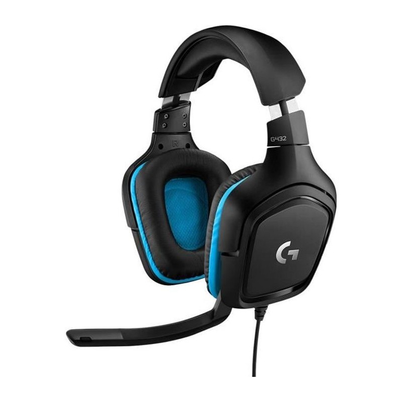 Casque gamer - Filaire - Logitech G - G432 - USB - Xbox One, PS4, Swit