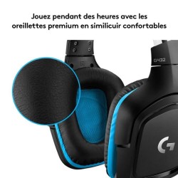 Casque gamer - Filaire - Logitech G - G432 - USB - Xbox One, PS4, Swit