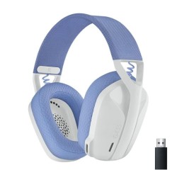 Casque gamer - Sans fil - Logitech G - G435 Lightspeed - Blanc