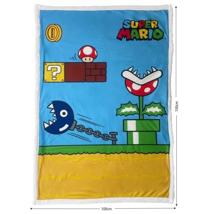 Plaid - MARIO BROS - 130 x 180 cm Plaid - MARIO BROS - 130 x 180 cm