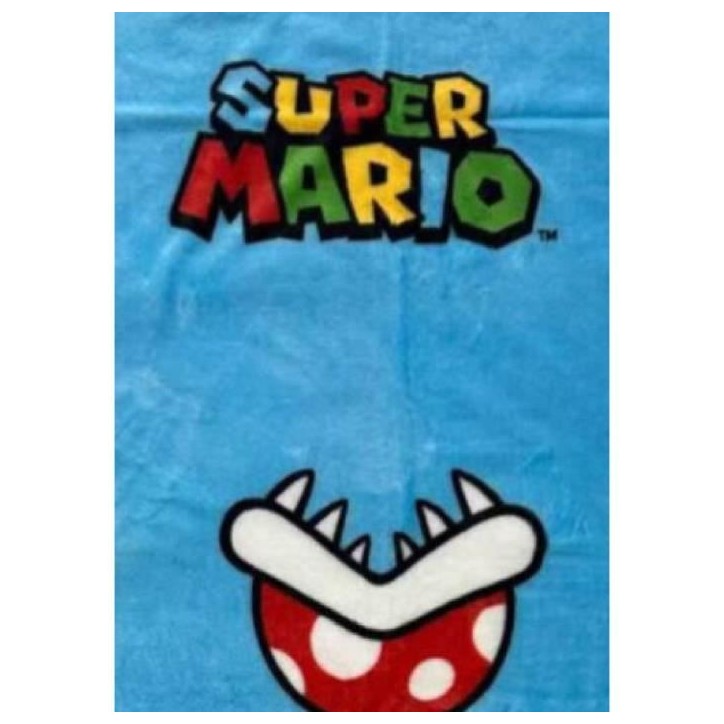 Couverture Sherpa - MARIO BROS - Vintage - 100 x 150 cm