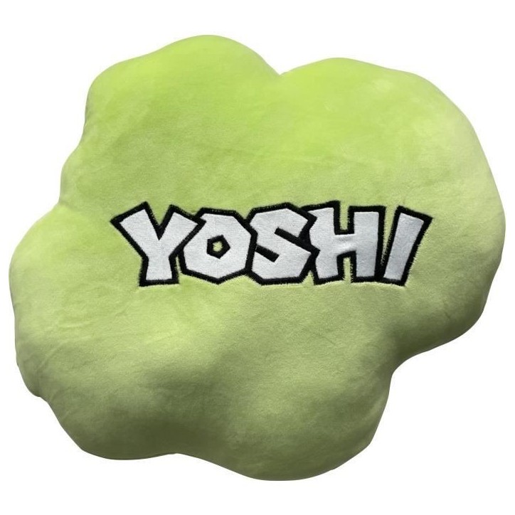 Coussin 3D - MARIO BROS - Visage Yoshi - Microfibre - 40 cm Coussin 3D - MARIO BROS - Visage Yoshi - Microfibre - 40 cm