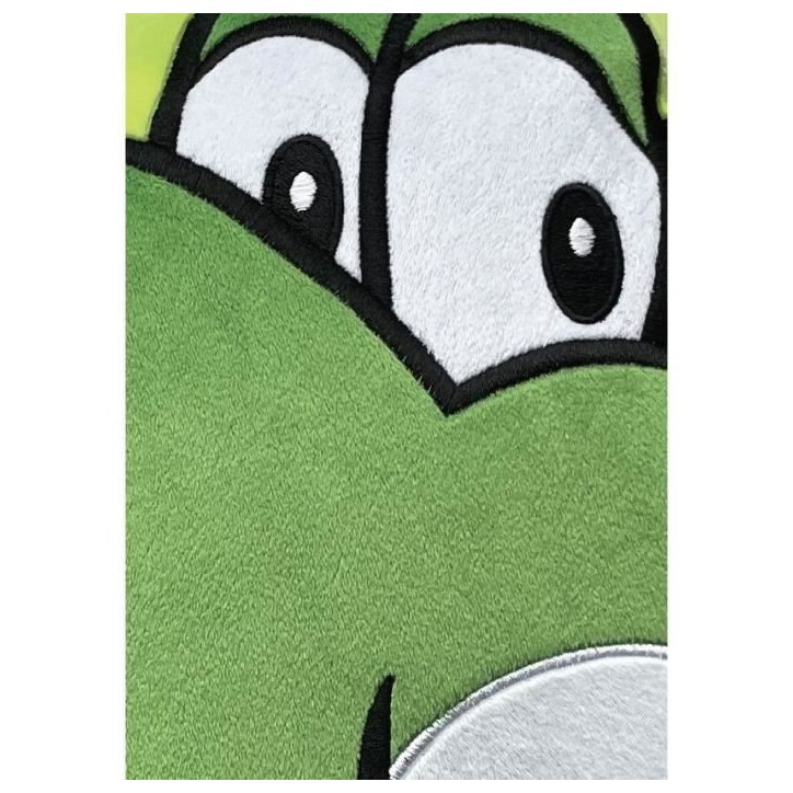 Coussin 3D - MARIO BROS - Visage Yoshi - Microfibre - 40 cm Coussin 3D - MARIO BROS - Visage Yoshi - Microfibre - 40 cm