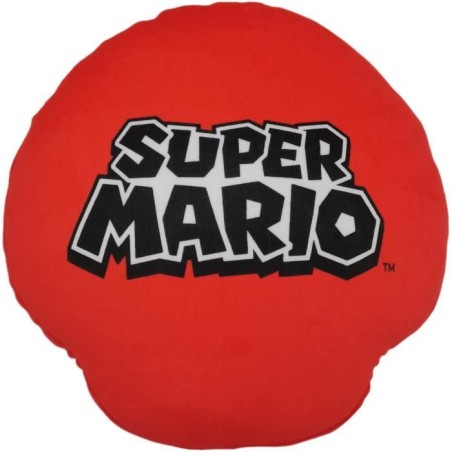 Coussin 3D - MARIO BROS - Champignon - Microfibre - 40 cm