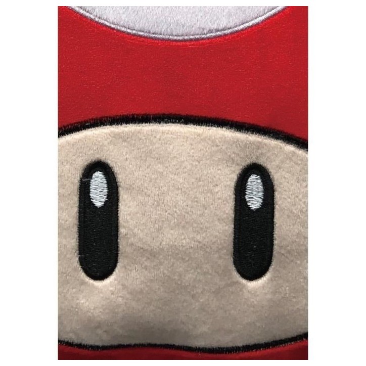 Coussin 3D - MARIO BROS - Champignon - Microfibre - 40 cm Coussin 3D - MARIO BROS - Champignon - Microfibre - 40 cm