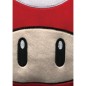 Coussin 3D - MARIO BROS - Champignon - Microfibre - 40 cm