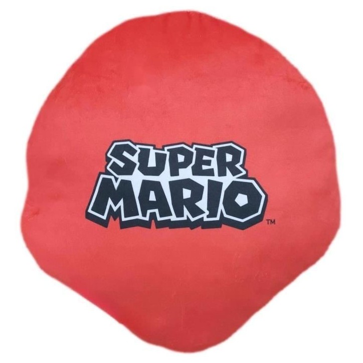 Coussin 3D - MARIO BROS - Visage Mario - Microfibre - 40 cm Coussin 3D - MARIO BROS - Visage Mario - Microfibre - 40 cm