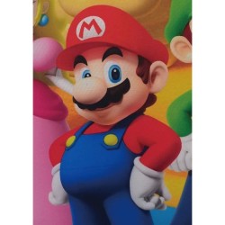 Coussin double face - Carré - MARIO BROS - Mario et ses amis - Microf