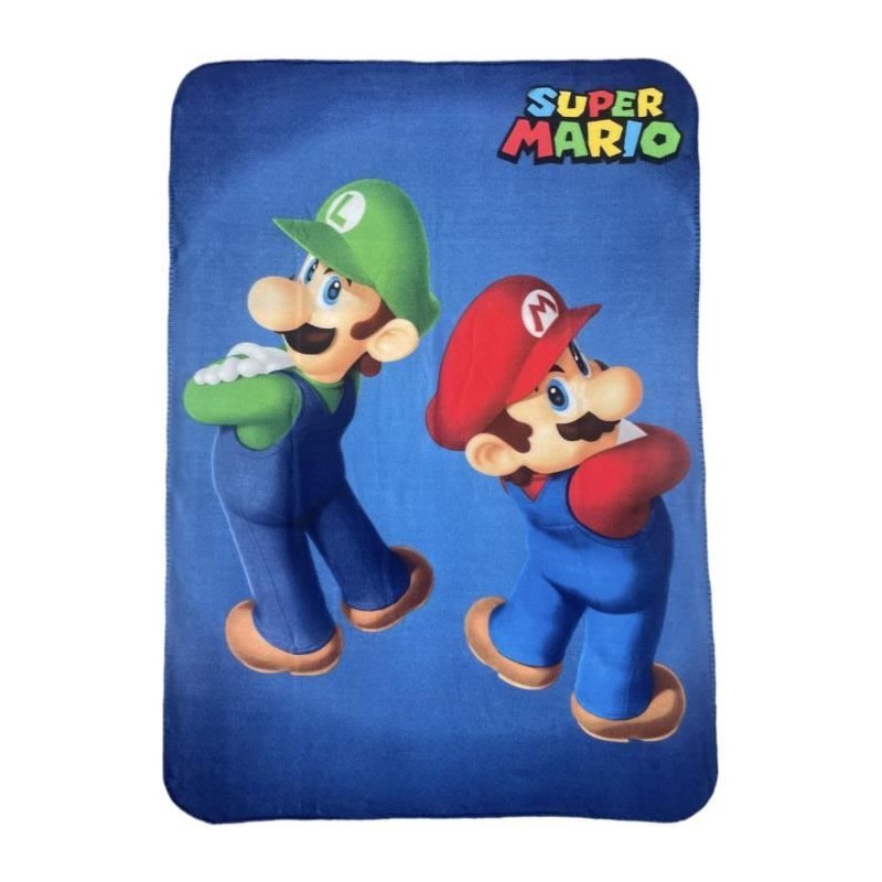 Plaid - MARIO BROS - Mario et Luigi - 100 x 140 cm Plaid - MARIO BROS - Mario et Luigi - 100 x 140 cm