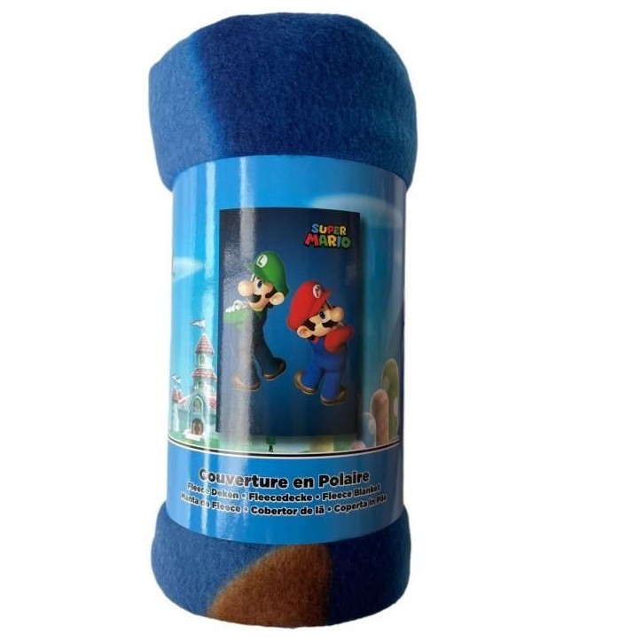Plaid - MARIO BROS - Mario et Luigi - 100 x 140 cm Plaid - MARIO BROS - Mario et Luigi - 100 x 140 cm