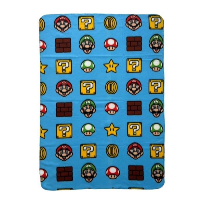 Plaid - MARIO BROS - Items - 100 x 140 cm Plaid - MARIO BROS - Items - 100 x 140 cm