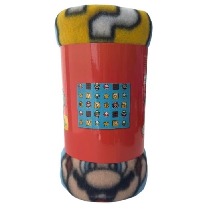 Plaid - MARIO BROS - Items - 100 x 140 cm Plaid - MARIO BROS - Items - 100 x 140 cm
