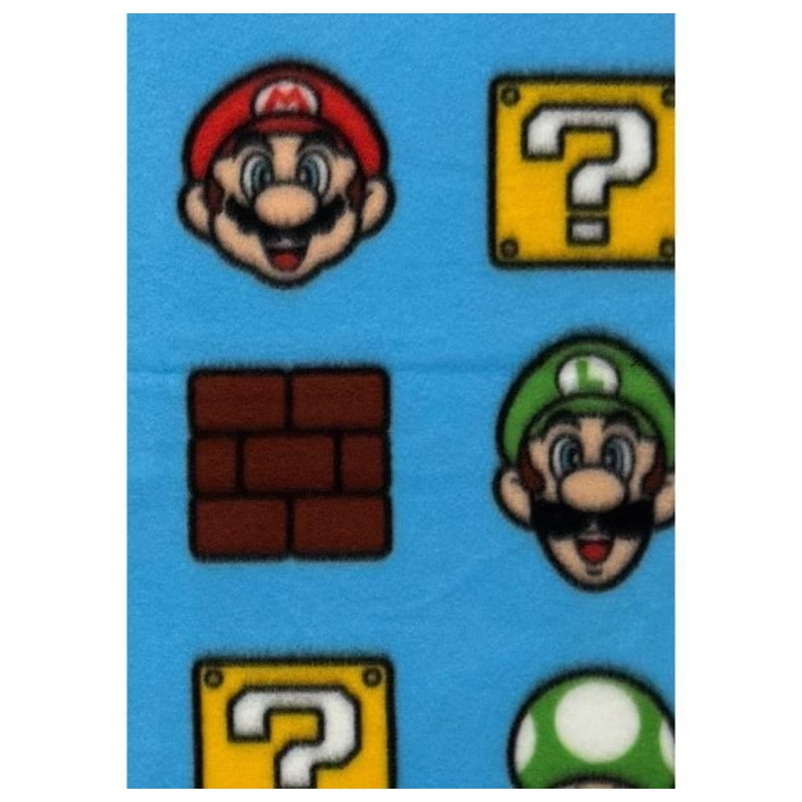 Plaid - MARIO BROS - Items - 100 x 140 cm Plaid - MARIO BROS - Items - 100 x 140 cm