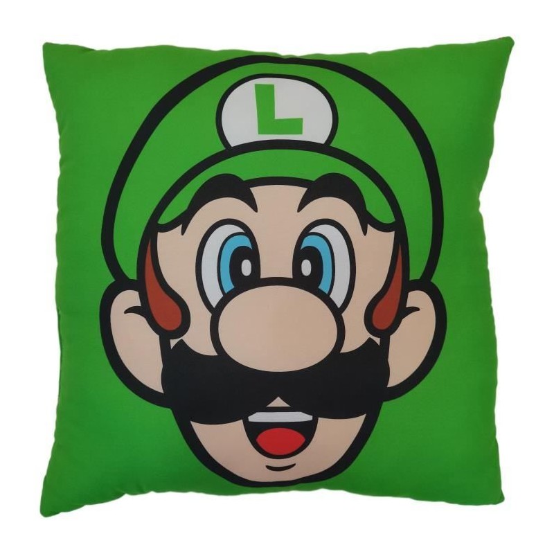 Coussin double face - Carré - MARIO BROS - Mario et Luigi - Microfibr Coussin double face - Carré - MARIO BROS - Mario et Luigi - Microfibr