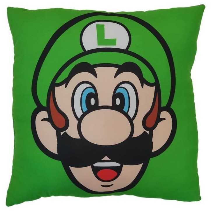 Coussin double face - Carré - MARIO BROS - Mario et Luigi - Microfibre - 40 x 40 cm Coussin double face - Carré - MARIO BROS - Mario et Luigi - Microfibre - 40 x 40 cm