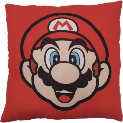 Coussin double face - Carré - MARIO BROS - Mario et Luigi - Microfibr