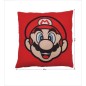 Coussin double face - Carré - MARIO BROS - Mario et Luigi - Microfibre - 40 x 40 cm