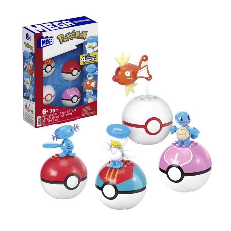 MEGA Pokémon-Dresseur De Pokémon De Type Eau-Coffret De Construction MEGA Pokémon-Dresseur De Pokémon De Type Eau-Coffret De Construction