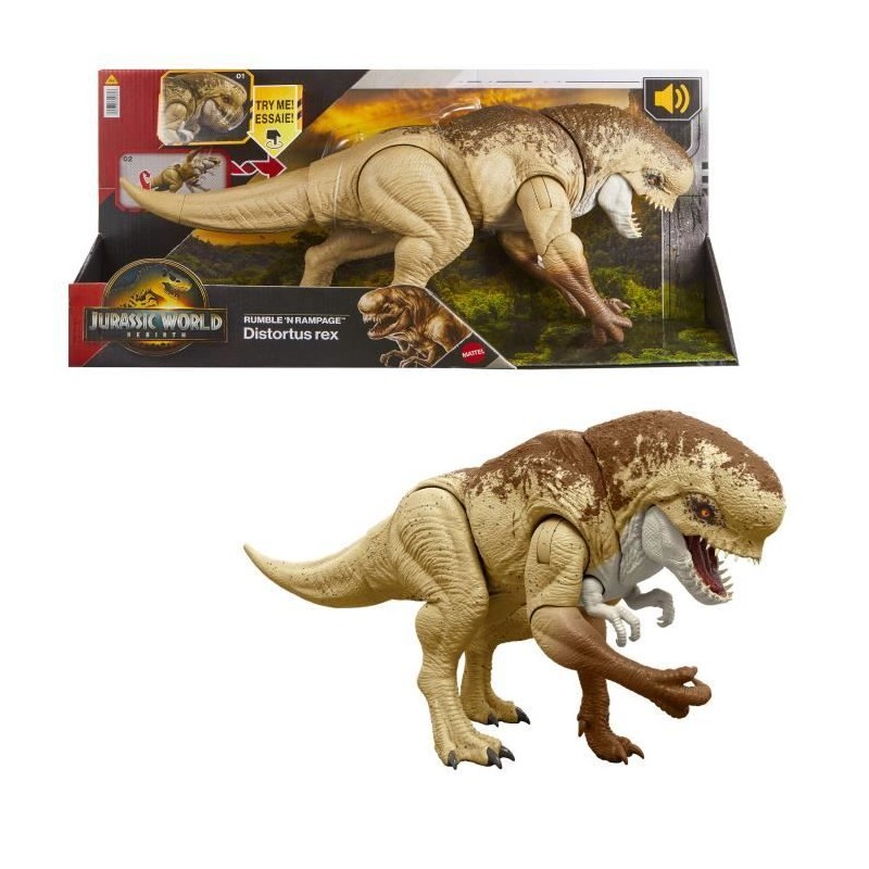 Jurassic World - Figurine articulée Distortus rex Combat ultime - 56