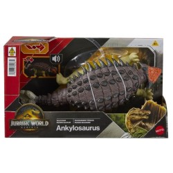 Jurassic World - Figurine articulée Ankylosaurus Rugissement féroce