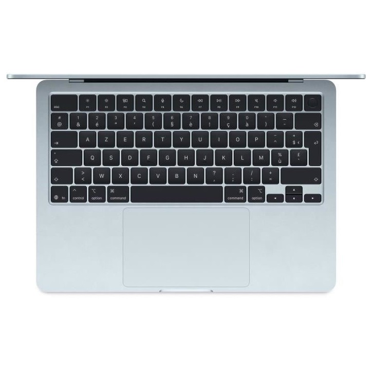 Apple - 13,6 MacBook Air M4 (2025) - RAM 24Go - Stockage 512Go - CPU 10 coeurs - GPU 10 coeurs - Bleu ciel
