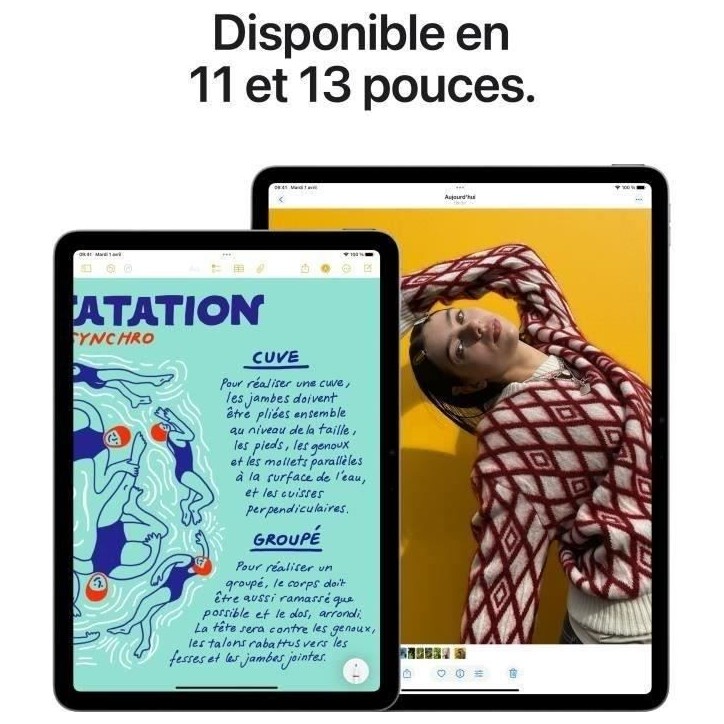APPLE - iPad Air M3 (2025) - 13 - Wi-Fi - 256Go - Starlight