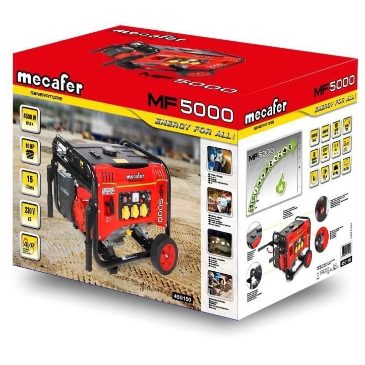 MECAFER GROUPE ELECTROGENE MF5000 - 4000W MECAFER GROUPE ELECTROGENE MF5000 - 4000W