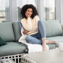 Couverture chauffante exterieure sans fil - MEDISANA - OL 850 - 10 W -