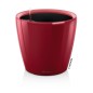LECHUZA Pot de fleurs - Classico Premium LS 21 - Ø 22 x 20 cm - 3 L - Kit complet - Arrosage automatique - Rouge scarlet brilla