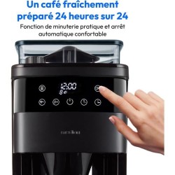 Cafetiere Filtre Digitale Isotherme avec Broyeur - MEDION - 1000W - 1,