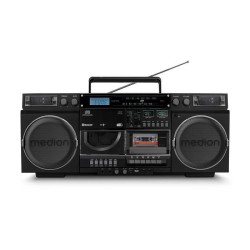 Ghetto Blaster - MEDION - Vintage - DAB+ - CD/Cassette/USB/MP3 - 2x10W