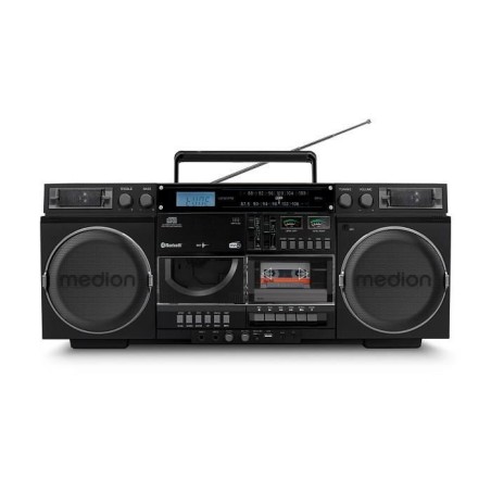 Ghetto Blaster - MEDION - Vintage - DAB+ - CD/Cassette/USB/MP3 - 2x10W