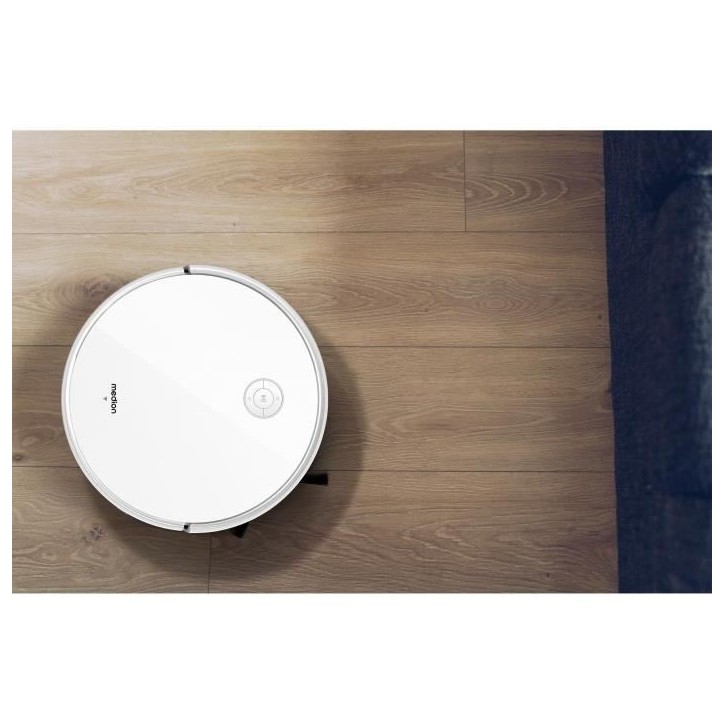 Aspirateur Robot MEDION S35 - MD11899 - 140 min - 4000 Pa - 550 ml - Blanc Aspirateur Robot MEDION S35 - MD11899 - 140 min - 4000 Pa - 550 ml - Blanc