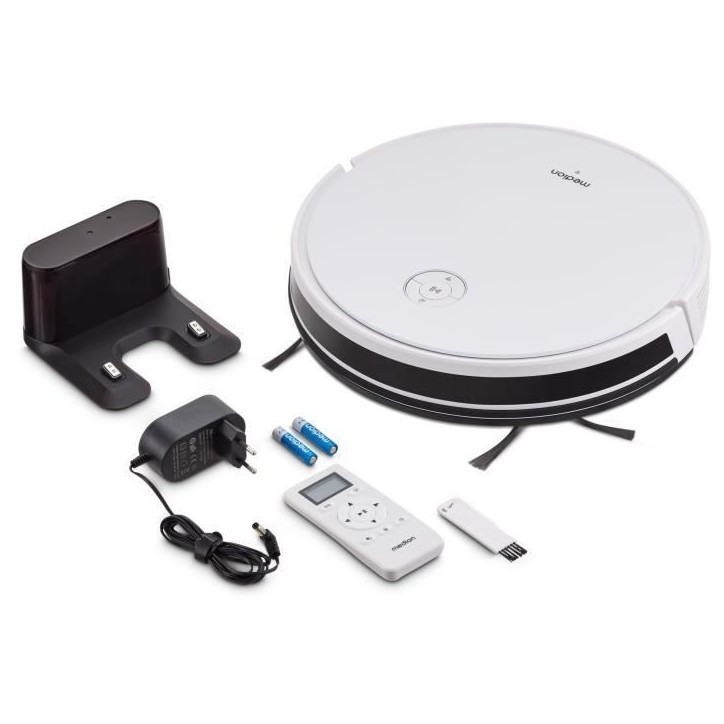 Aspirateur Robot MEDION S35 - MD11899 - 140 min - 4000 Pa - 550 ml - Blanc Aspirateur Robot MEDION S35 - MD11899 - 140 min - 4000 Pa - 550 ml - Blanc