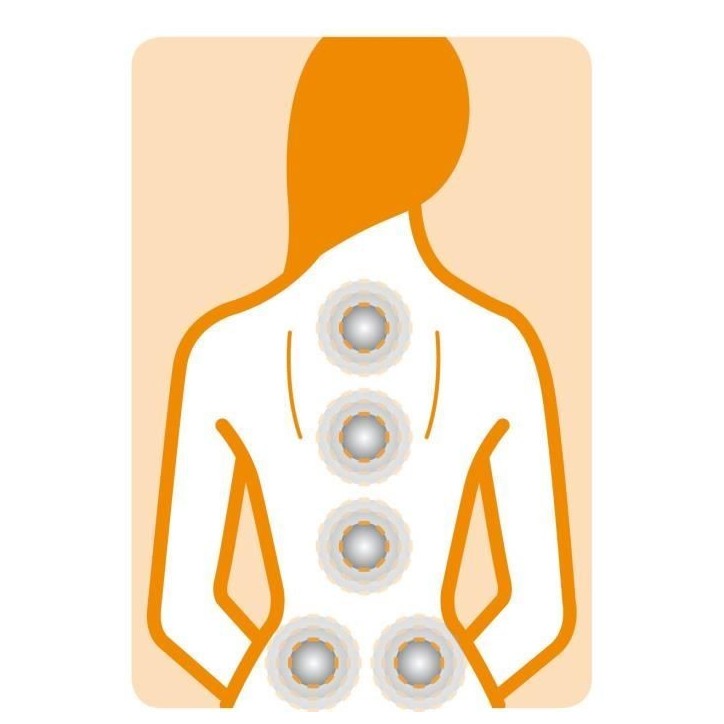 Housse de chaise de massage par vibration Medisana MCH - 4 zones de massage - fonction de chauffage Housse de chaise de massage par vibration Medisana MCH - 4 zones de massage - fonction de chauffage