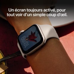 Apple Watch SE 3 GPS - 44mm - Boîtier Starlight Aluminium - Bracel